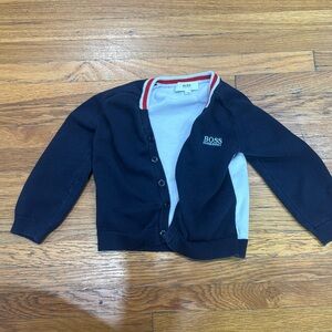 HUGO BOSS - BABY BOY CARDIGAN - SIZE 2T